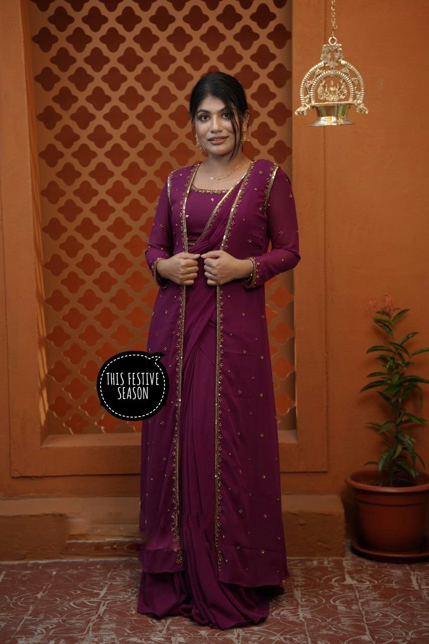 PARTY WEAR DRESS 3 IN ONE