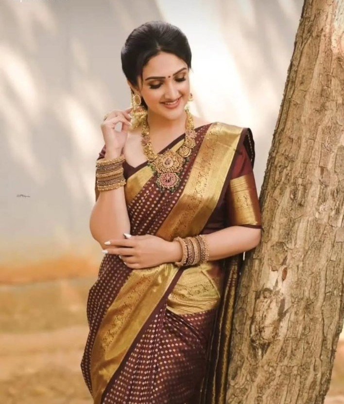 Banarasi dybl dupion soft silk saree