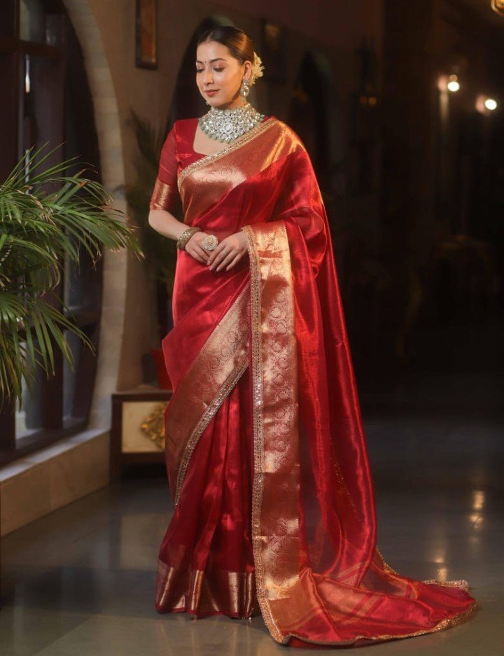 Banaras soft tissue silk Saree 