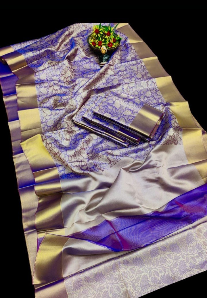  Soft tissue silk Saree 