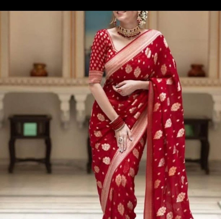 Banarasi soft Georgette Saree 