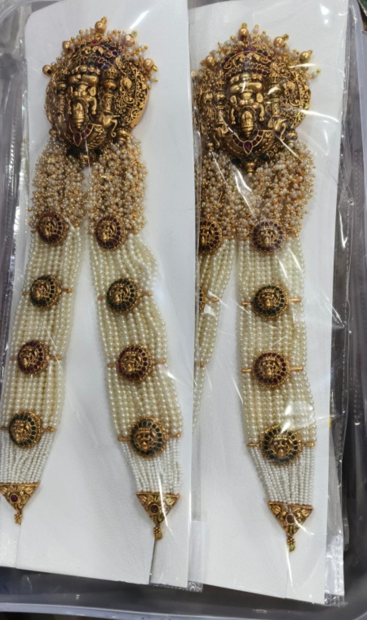 Designer Temple necklace set 