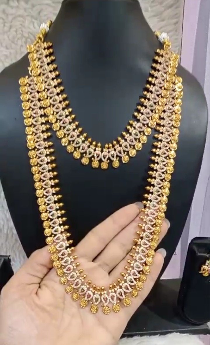 Designer Indian traditional necklace combo set