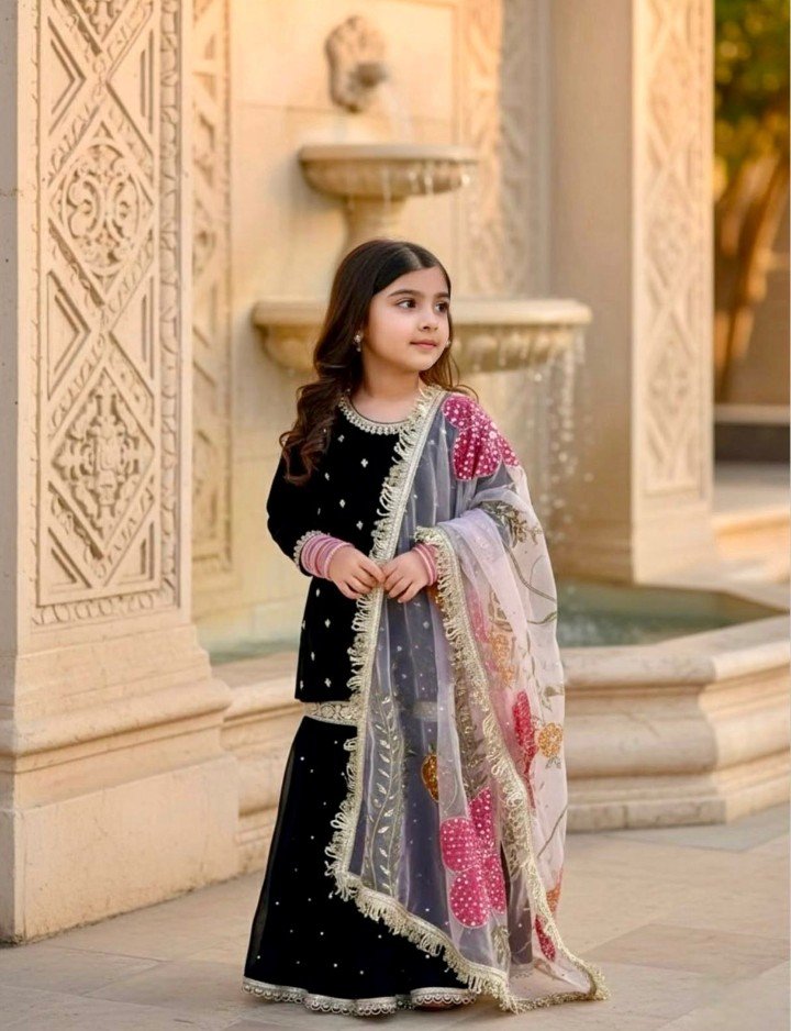 PREMIUM DESIGNER  VELVET KURTI 